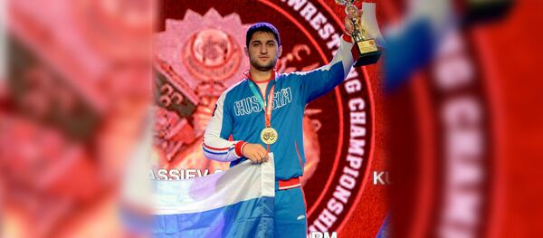 Сослан Гассиев на чемпионате Европы  Сослан Гассиев на чемпионате Европы  - Sputnik Южная Осетия