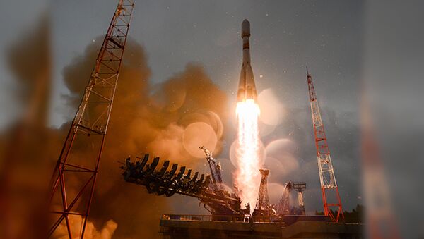 ВКС с космодрома Плесецк выполнили успешный пуск ракеты-носителя Союз-2 с навигационным космическим аппаратом Глонасс-М - Sputnik Южная Осетия