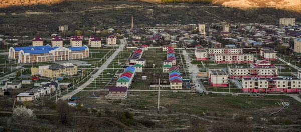Построенный в Цхинвале новый микрорайон Построенный в Цхинвале новый микрорайон - Sputnik Южная Осетия