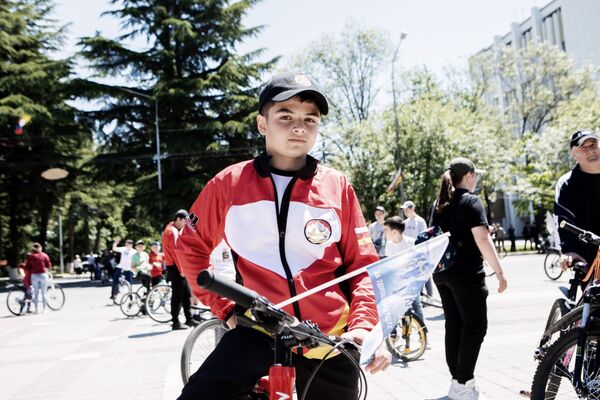 Первый велозабег в Цхинвале Крути педали - Sputnik Южная Осетия
