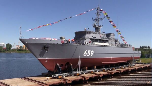 Корабль противоминной обороны “Владимир Емельянов” спущен на воду - Sputnik Южная Осетия