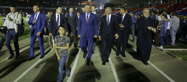 Открытие Чемпионата Европы ConIFA - 2019 в Нагорном Карабахе  - Sputnik Южная Осетия