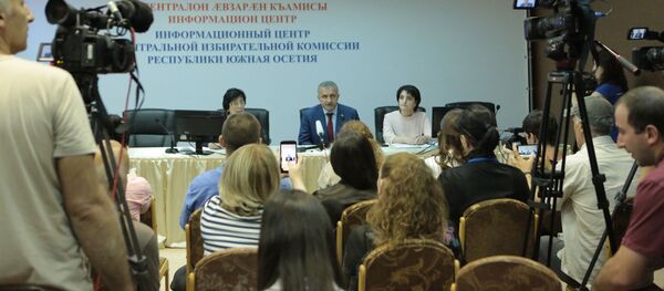 Пресс-конференция в ЦИК - Sputnik Южная Осетия