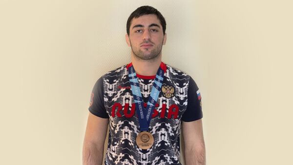 Тамик Джигкаев - бронзовый призер первенства Европы по вольной борьбе U-21 - Sputnik Южная Осетия