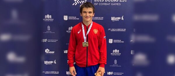 Кантемир Суанов - победитель Всемирных игр среди школьников по вольной борьбе! Кантемир Суанов - победитель Всемирных игр среди школьников по вольной борьбе! - Sputnik Южная Осетия