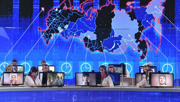 LIVE: Прямая линия с Владимиром Путиным - Sputnik Южная Осетия
