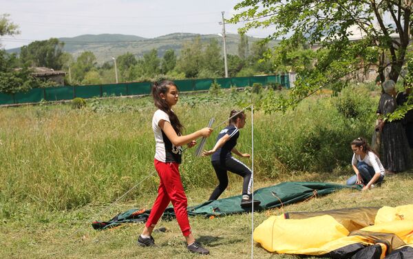 Соревнования по туризму в Цхинвале - Sputnik Южная Осетия