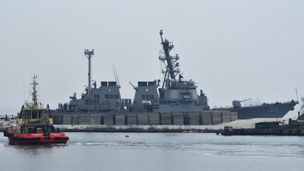 Эсминец ВМС США Карни вошёл в одесский порт - Sputnik Южная Осетия