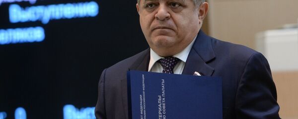 Первый заместитель председателя Комитета Совета Федерации по международным делам Владимир Джабаров Первый заместитель председателя Комитета Совета Федерации по международным делам Владимир Джабаров - Sputnik Южная Осетия