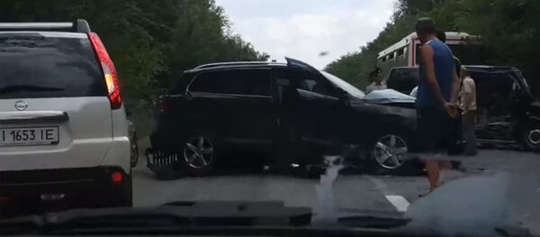 Кортеж Зеленского попал в ДТП. Кортеж Зеленского попал в ДТП. - Sputnik Южная Осетия