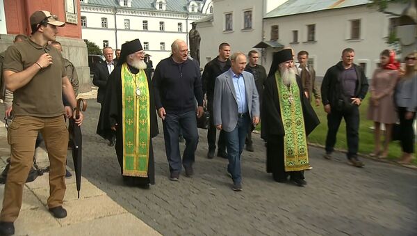 Путин и Лукашенко посетили Валаамский мужской монастырь - Sputnik Южная Осетия
