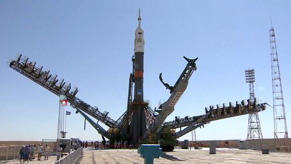 Союз МС-13 установили на стартовой платформе - Sputnik Южная Осетия