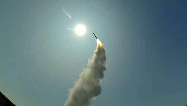 Опубликовано видео ракетных стрельб в Черном море - Sputnik Южная Осетия