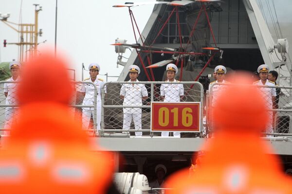 Торжественная церемония встречи фрегата «Куанг Чунг» Военно-Морских Сил Вьетнама во Владивостоке  - Sputnik Южная Осетия