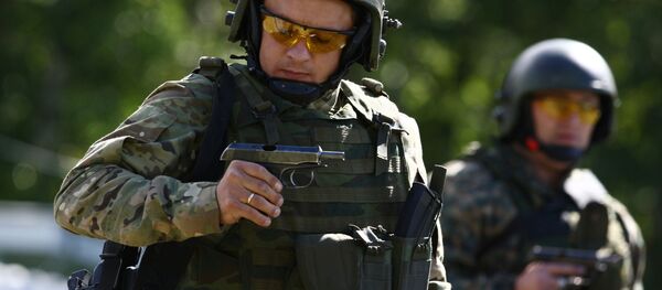 Участники первенства по практической стрельбе. Архивное фото Участники первенства по практической стрельбе. Архивное фото - Sputnik Южная Осетия