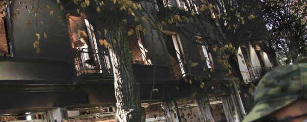 Цхинвал после разрушений Цхинвал после разрушений - Sputnik Южная Осетия