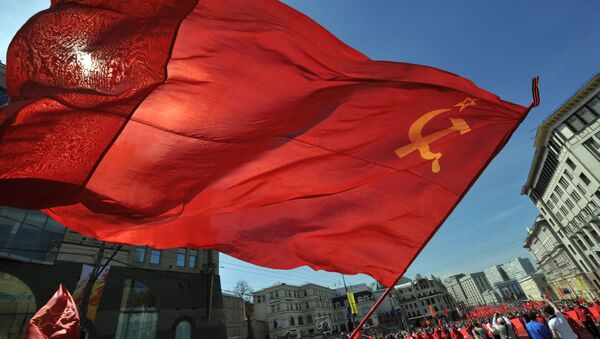 Шествие и митинг КПРФ в честь 68-й годовщины Великой Победы СССР - Sputnik Южная Осетия