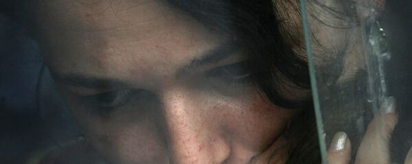 Мать с ребенком спасаются от войны. 10 августа. - Sputnik Южная Осетия