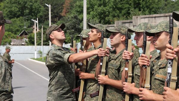 Личный состав роты почетного караула Минобороны Южной Осетии - Sputnik Южная Осетия