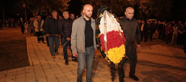 Фыдохы мадзӕлттӕ, кӕцытӕ нывонд сты хӕсты 11-ӕм афӕдзы бонӕн. Фыдохы мадзӕлттӕ, кӕцытӕ нывонд сты хӕсты 11-ӕм афӕдзы бонӕн. - Sputnik Хуссар Ирыстон