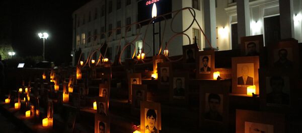 Траурные мероприятия, посвященные 11-й годовщине грузинской агрессии в августе 2008 года  Траурные мероприятия, посвященные 11-й годовщине грузинской агрессии в августе 2008 года  - Sputnik Южная Осетия
