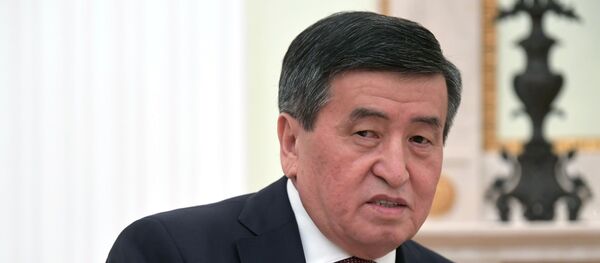 Президент Кыргызстана Сооронбай Жээнбеков Президент Кыргызстана Сооронбай Жээнбеков - Sputnik Южная Осетия