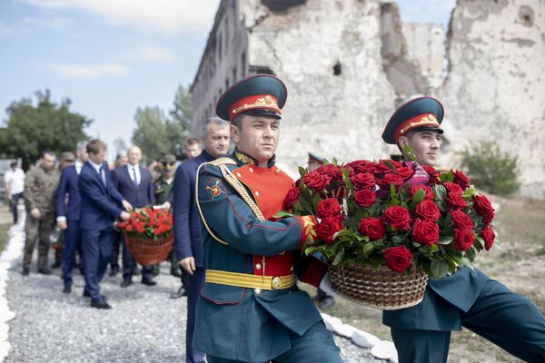 Траурные мероприятия, посвященные 11-й годовщине грузинской агрессии в августе 2008 года - Sputnik Южная Осетия