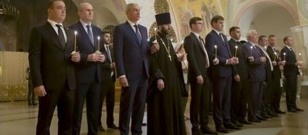 В храмах Москвы прошли молебны по жертвам грузинской агрессии - Sputnik Южная Осетия