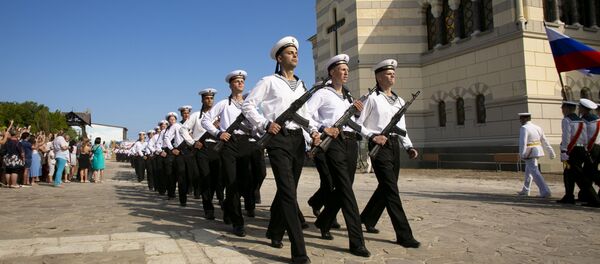 Бибилов принял участие в приведении к присяге курсантов в Севастополе - Sputnik Южная Осетия