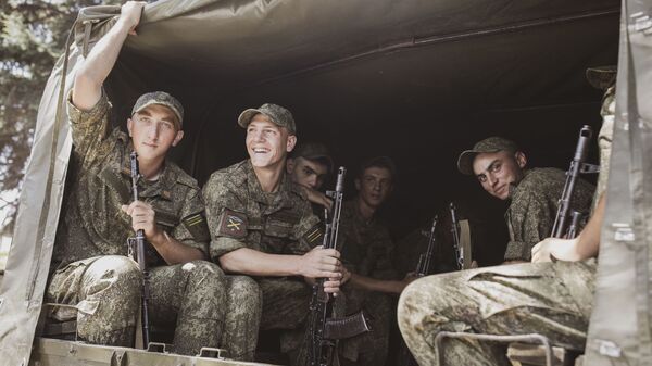 Приведение к присяге курсантов и солдат срочной службы - Sputnik Южная Осетия