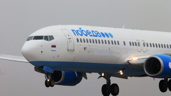 Самолет российской низкобюджетной авиакомпании Победа - Sputnik Южная Осетия