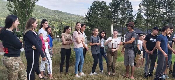 Первый день этнолагеря в Дзау Первый день этнолагеря в Дзау - Sputnik Южная Осетия