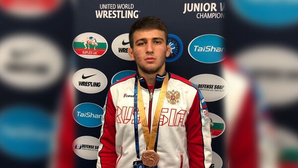 Георгий Тибилов - бронзовый призер первенства мира по греко-римской борьбе U-21 - Sputnik Южная Осетия