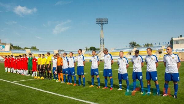 Первую товарищескую встречу по футболу провели сборные команды Южной Осетии и ЛНР - Sputnik Южная Осетия
