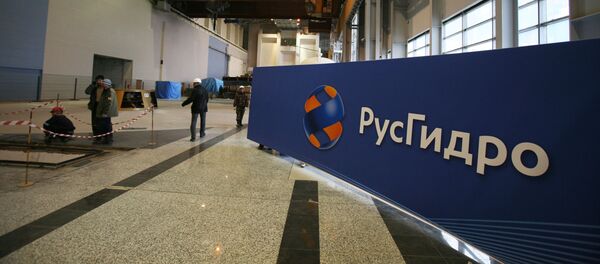 Вывеска РусГидро Вывеска РусГидро - Sputnik Южная Осетия