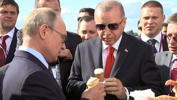Путин купил Эрдогану мороженое - Sputnik Южная Осетия