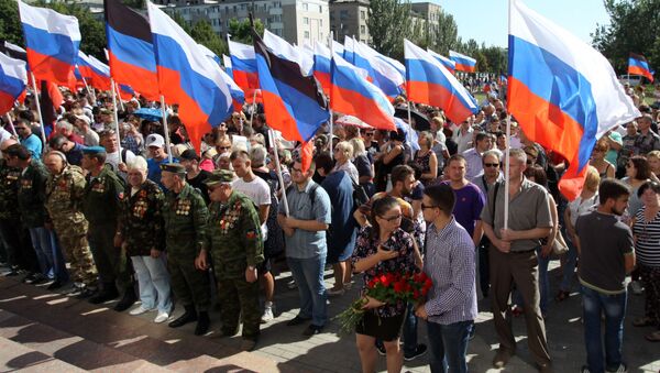Площади в Донецке присвоили имя А. Захарченко - Sputnik Южная Осетия