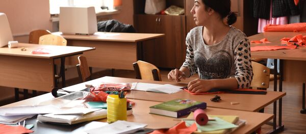 Занятие в Цхинвальскос многопрофильном колледже Занятие в Цхинвальскос многопрофильном колледже - Sputnik Хуссар Ирыстон