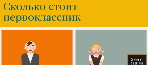 Сколько стоит первоклассник Сколько стоит первоклассник - Sputnik Южная Осетия