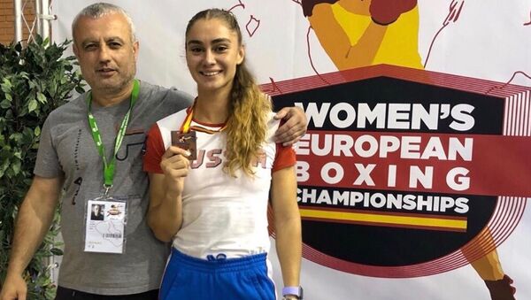 Орнелла Хетеева - бронзовый призер чемпионата Европы по боксу - Sputnik Южная Осетия