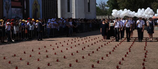 Траурные мероприятия в Беслане - Sputnik Южная Осетия