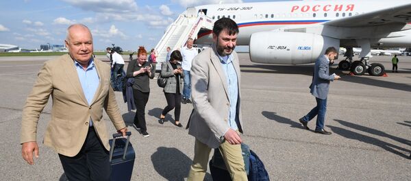 Участники договоренности об освобождении между Россией и Украиной прилетели в Москву Участники договоренности об освобождении между Россией и Украиной прилетели в Москву - Sputnik Южная Осетия