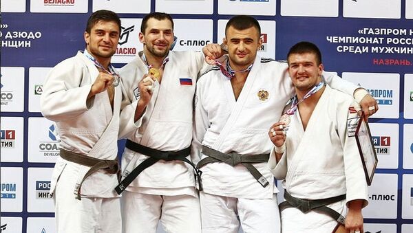 Мераб Маргиев - бронзовый призер чемпионата России по дзюдо - Sputnik Южная Осетия