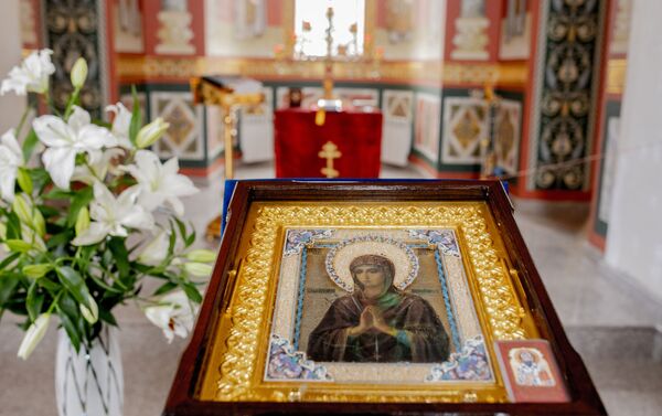В Цхинвал привезли православную икону Пресвятой Богородицы Умягчение злых сердец - Sputnik Южная Осетия