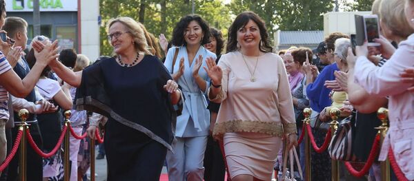 Марина Санакоева на Международном кинофестивале Любовь в каждом сердце - Sputnik Южная Осетия