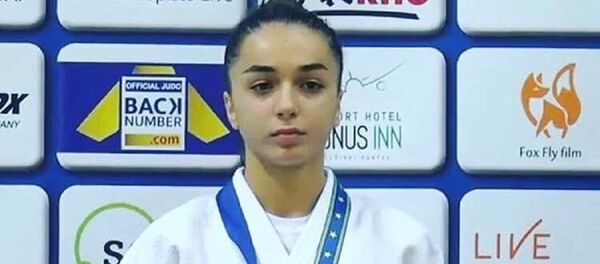 Ирэна Хубулова - победительница первенства Европы по дзюдо среди юниоров U-21 Ирэна Хубулова - победительница первенства Европы по дзюдо среди юниоров U-21 - Sputnik Южная Осетия