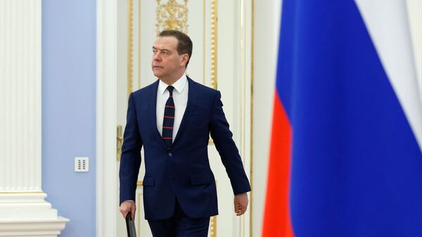 Премьер-министр РФ Дмитрий Медведев  - Sputnik Южная Осетия