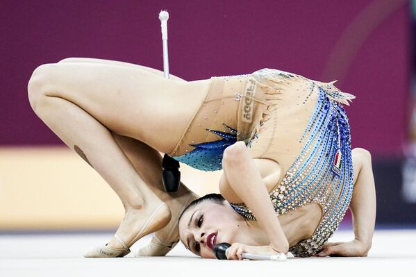 Итальянская гимнастка Милена Балдассарри на Чемпионате мира по художественной гимнастике в Баку - Sputnik Южная Осетия