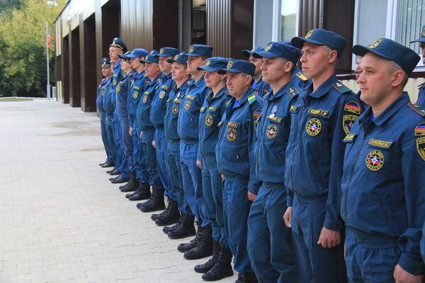 Глава МЧС Южной Осетии принял участие в открытии пожарной части в ДНР - Sputnik Южная Осетия