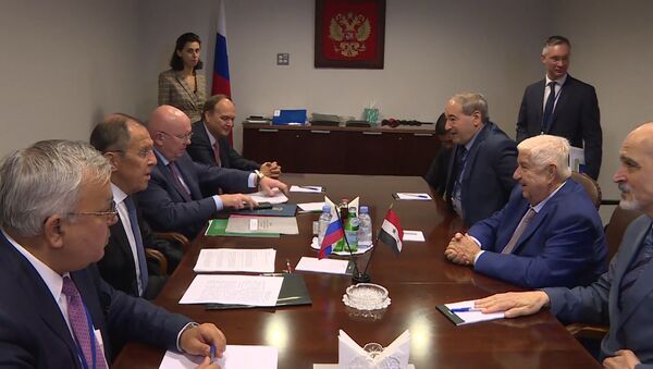 Лавров провел переговоры с министром иностранных дел Сирии - Sputnik Южная Осетия